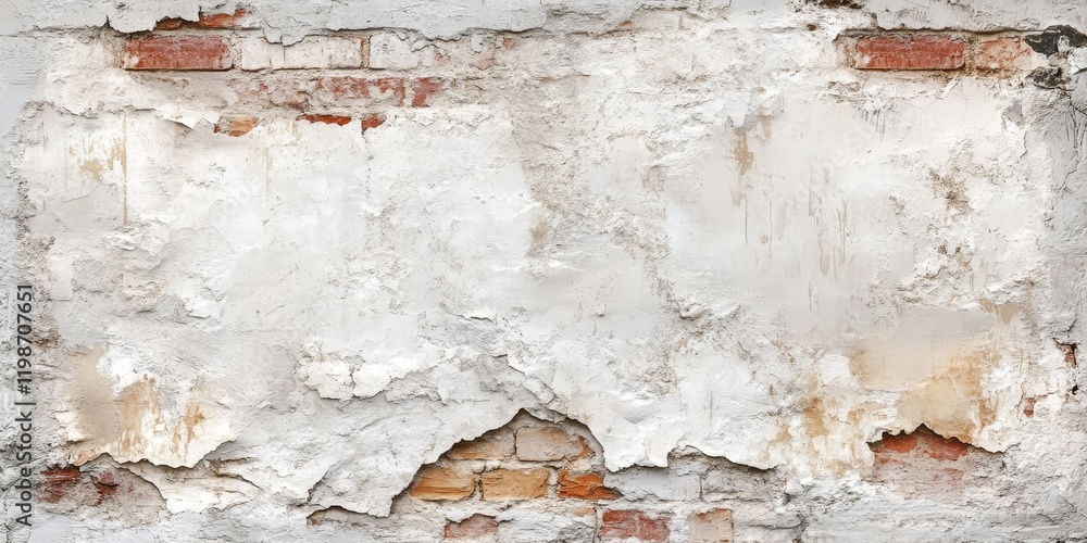 Poster grungy plaster texture on a painted brick wall creates a visually striking horizontal background. th