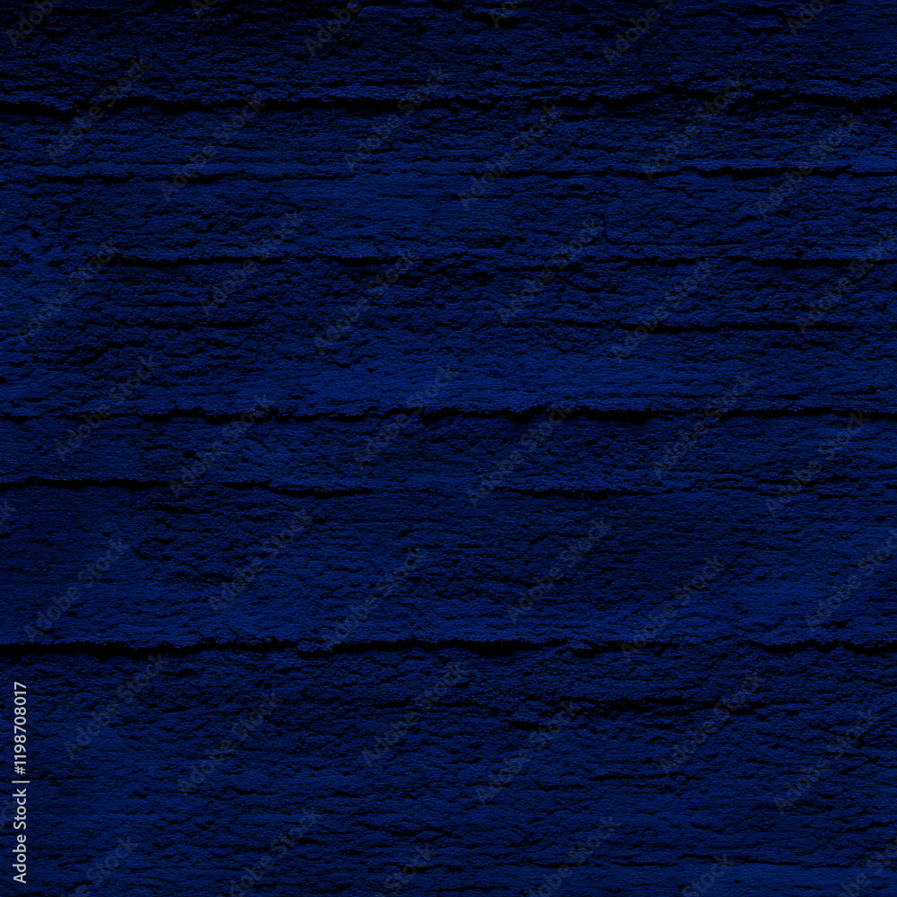 Poster dark blue textured background creates a deep and moody atmosphere with horizontal lines