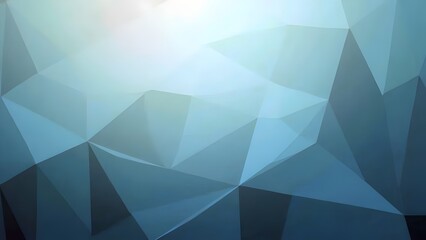 Obraz premium Abstract Grey Geometric Banner with Blue Vector Background Design