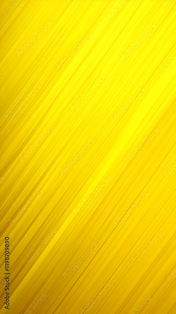Poster abstract yellow background creates a smooth diagonal line pattern with a bright and cheerful vibe