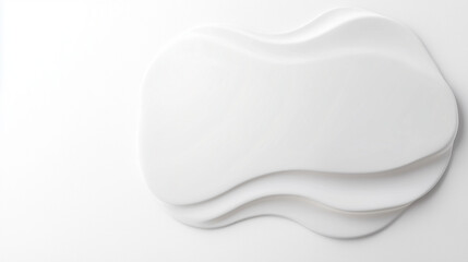 Abstract White Swirls: A minimalist and modern composition featuring abstract white swirls creating a dynamic and captivating visual effect. Perfect for contemporary designs and product presentations.