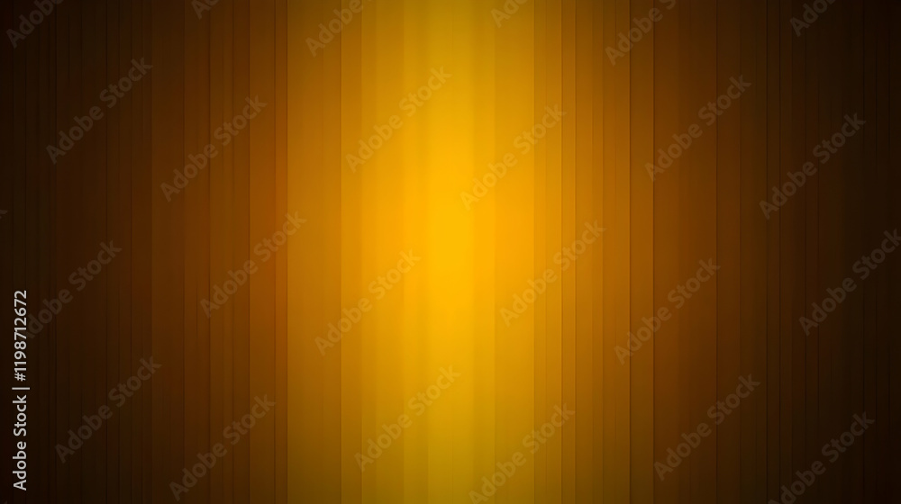 Poster abstract background with vertical gradient lines softly blending dark and light gold hues
