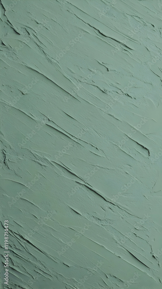 Poster textured green surface with brushstrokes creates a dynamic abstract background