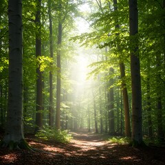 Obraz premium Trees background