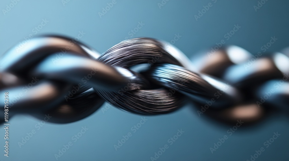 Poster close-up of a knot in a string