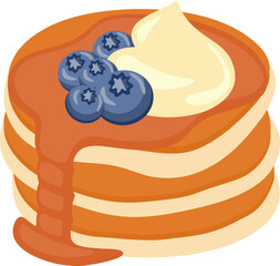 Pancake Illustration