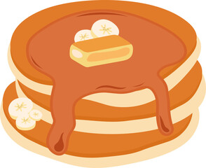 Pancake Illustration