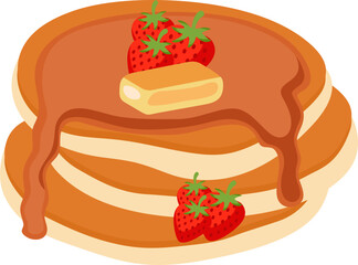 Pancake Illustration