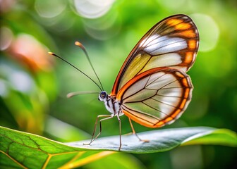 Obraz premium Glasswing Butterfly (Greta oto) - Stunning High-Resolution Image