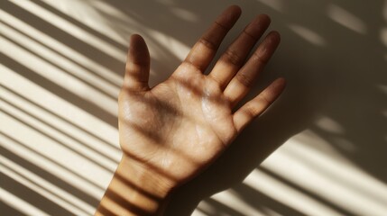 Captivating Shadows on an Open Palm