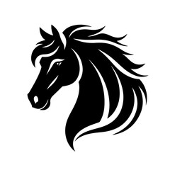 Elegant Horse Silhouettes in Vector Format