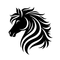 Elegant Horse Silhouettes in Vector Format