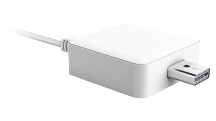 Compact USB Wall Charger with Foldable Prongs Ideal for Home and Travel on a White Background for Marketing