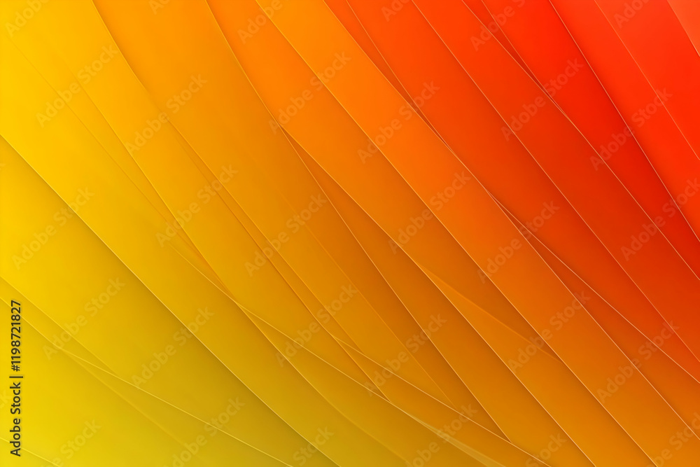 Poster abstract background with diagonal orange and yellow stripes creates a dynamic visual