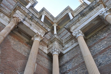 Ancient ruins in Sardes Lydia Ancient City in Salihli, Manisa, Turkey