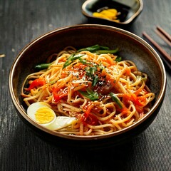 Korean style noodle dish