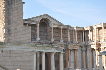 Ancient ruins in Sardes Lydia Ancient City in Salihli, Manisa, Turkey