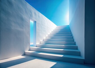 Minimalist Stairway to Heaven Wallpaper - Abstract Ascending Steps