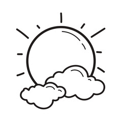 sun and clouds