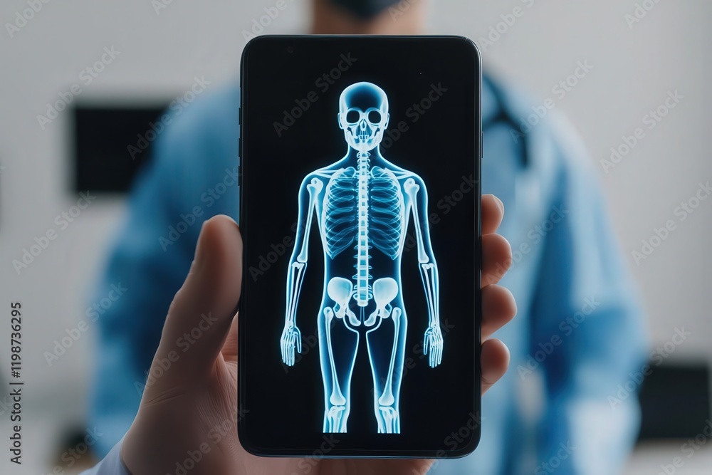 Poster health info data sharing. a secure mobile app allowing patients to share health data with doctors th