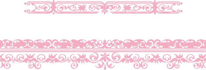 pink frame border art