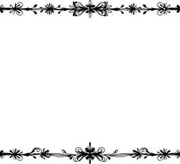 Fototapeta premium black and white frame