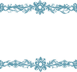floral frame with space