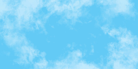 Blue sky watercolor background. watercolor isolated, turquoise. Hand drawn vector texture. Soft clouds in the sky. cloudy sky background. Brush stroked painting. clouds, colorful, white, digital, art.