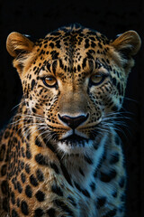 portrait of a leopard