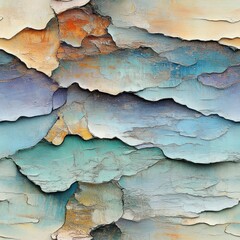 Obraz premium Seamless Abstract painting in the pastel earthy colors grunge texture pattern