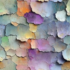 Obraz premium Seamless Abstract painting in the pastel earthy colors grunge texture pattern