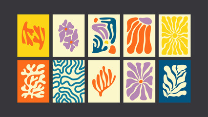 Trippy retro vibes- 90s groovy posters with funky patterns, psychedelic waves, and bold abstract art