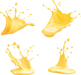 cheese sauce splashing 