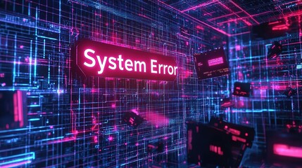 System Error: Digital Glitch in Network
