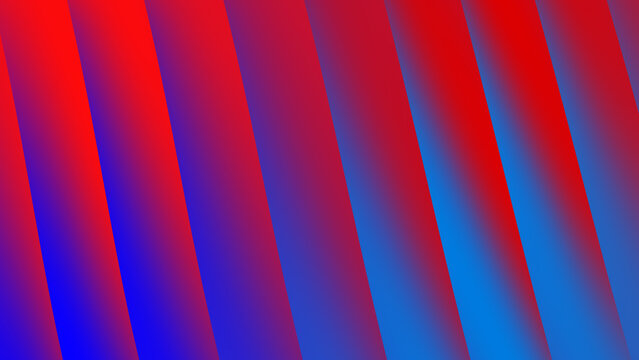 Red blue gradient The image can be named as Colorful abstract striped background with wavy lines and bright design
