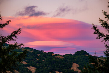 UFO Clouds over Wine Country