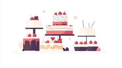 birthday cake with cherry