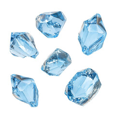 Fototapeta premium blue crystal chunk 