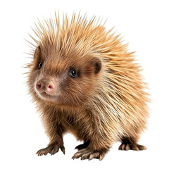Obraz premium Charming Portrait of a Hedgehog Showcasing Its Unique Features and Quirky Personality