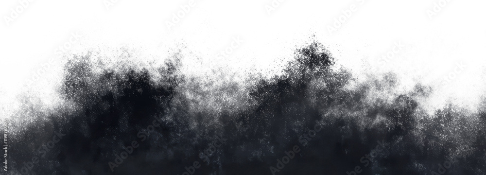 Poster png abstract shapes with soft and noise edges background gradient vegetation.