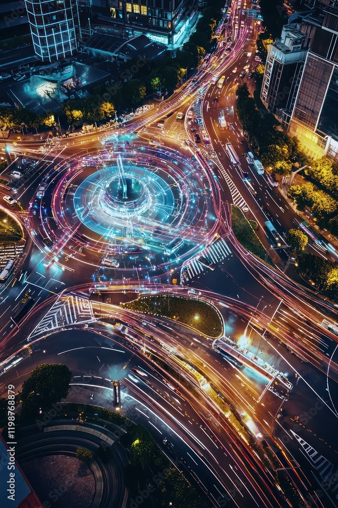Aufkleber traffic optimization and congestion management in a smart city via iot technology.