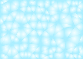 青グラデーションポリゴン模様背景イラスト
