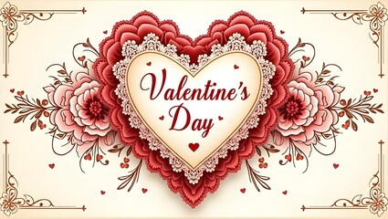 Valentine card with AI generation