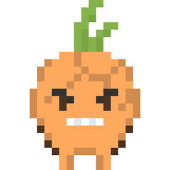 Small Clay Man Cartoon Pixel Character