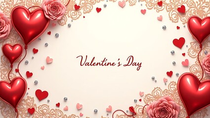  Valentine card with AI generation