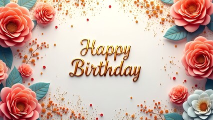 Birthday card with AI generation