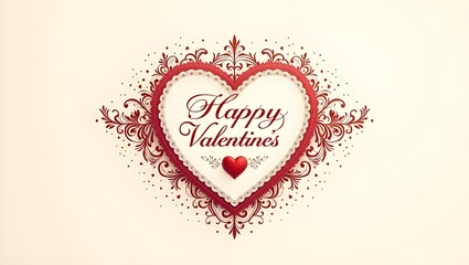  Valentine card with AI generation