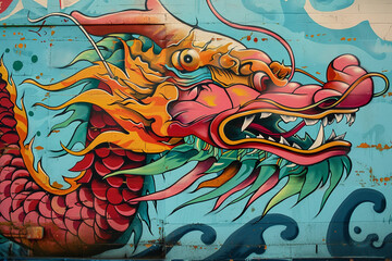 Beautiful holiday composition for happy celebrate chinese dragon boat festival, abstract vivid composition consists of fictional unreal fantastic vision on background