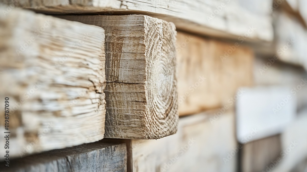Poster closeup view of rustic wooden wall made from weathered timber textured surface : generative ai