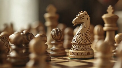 chess pieces on a chessboard